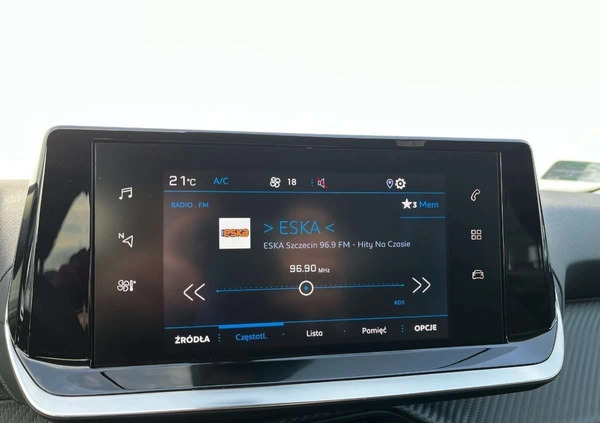 Peugeot 2008 cena 89900 przebieg: 30484, rok produkcji 2021 z Nowy Sącz małe 781